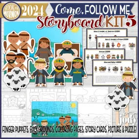 CFM BOOK of MORMON Story Board {KIT 5} Printable