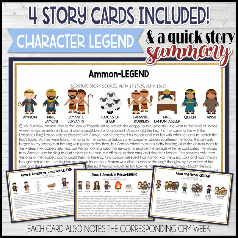 CFM BOOK of MORMON Story Board {KIT 5} Printable