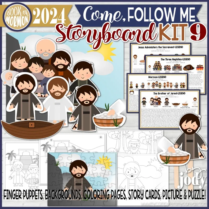 CFM BOOK of MORMON Story Board {KIT 9} Printable