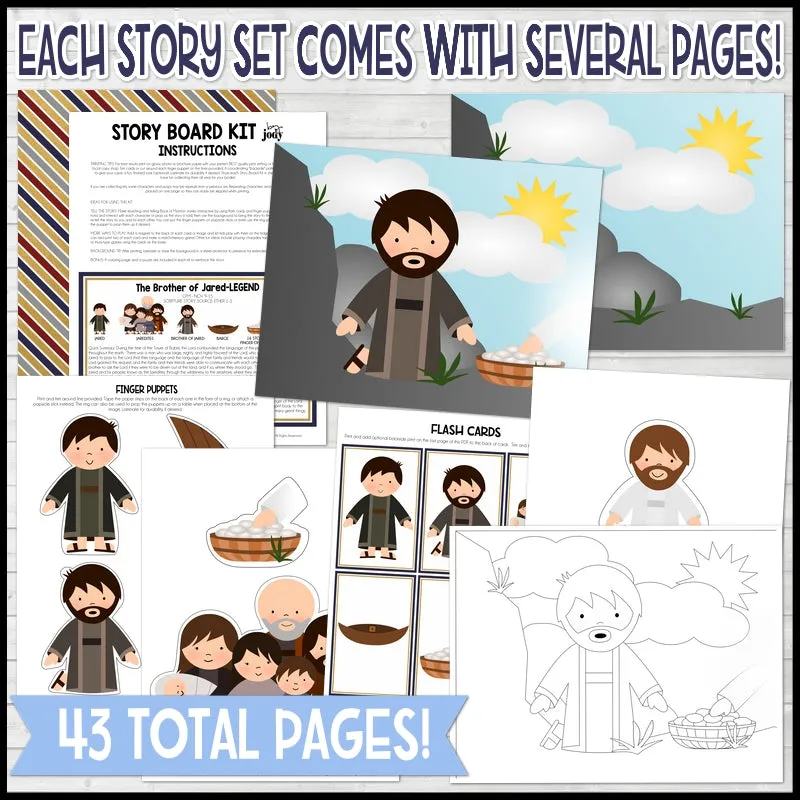 CFM BOOK of MORMON Story Board {KIT 9} Printable