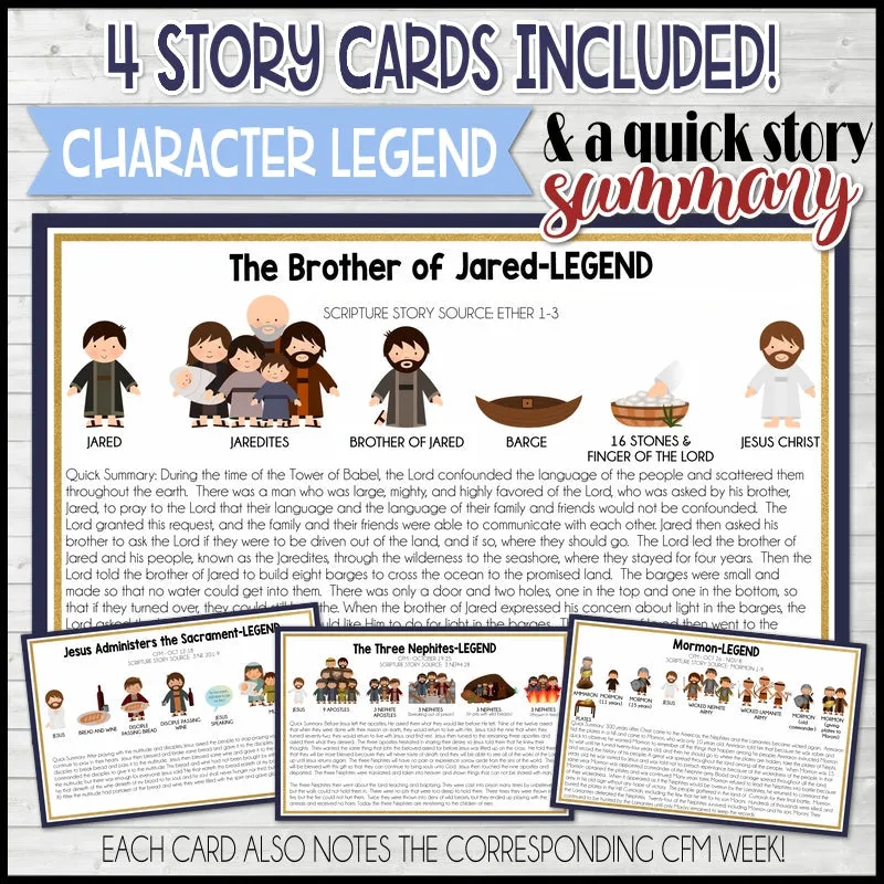 CFM BOOK of MORMON Story Board {KIT 9} Printable