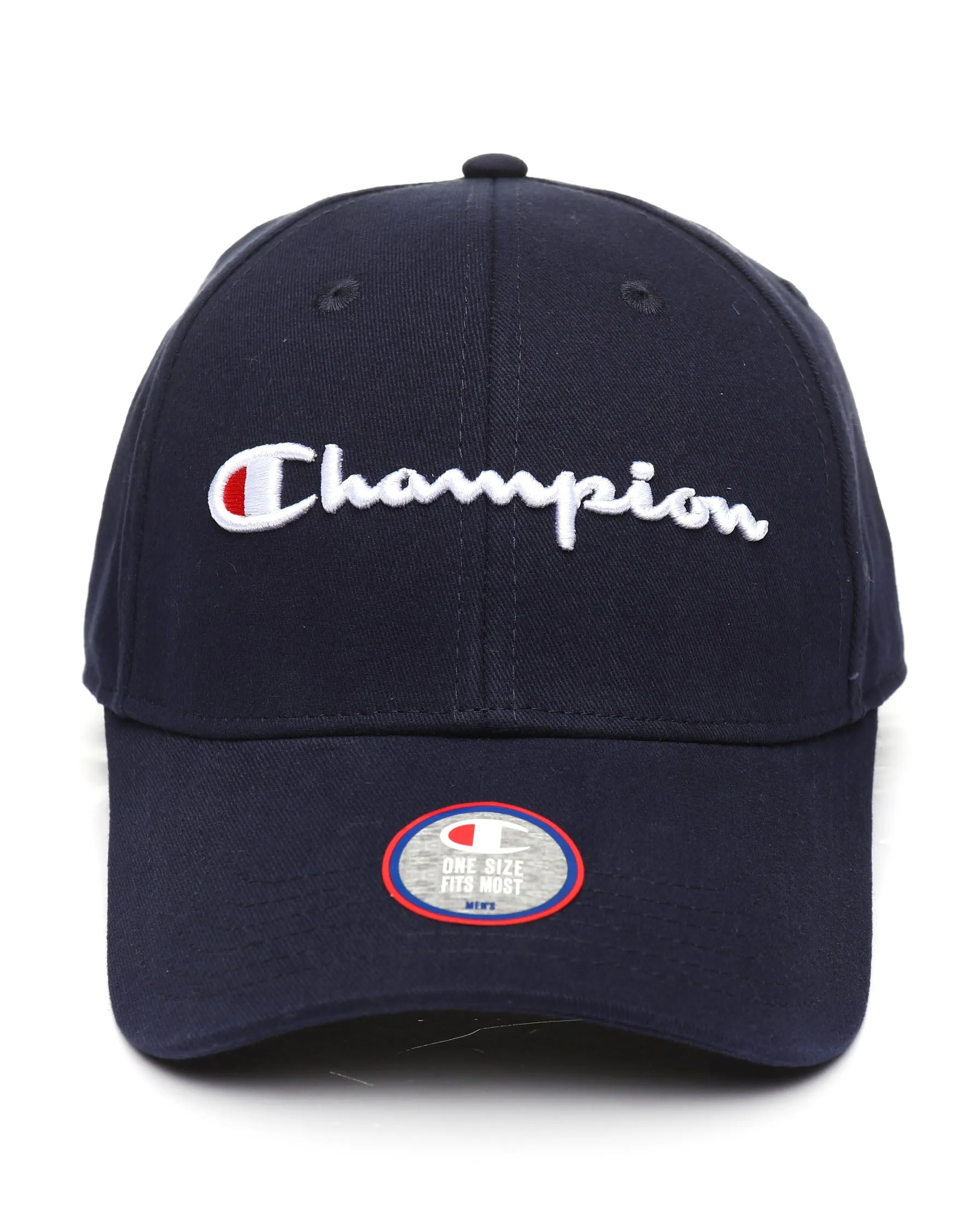 CHAMPION SCRIPT CLASSIC DAD HAT - BLACK