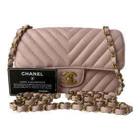 Chanel 17C Cuba Classic Chevron Mini Rectangular