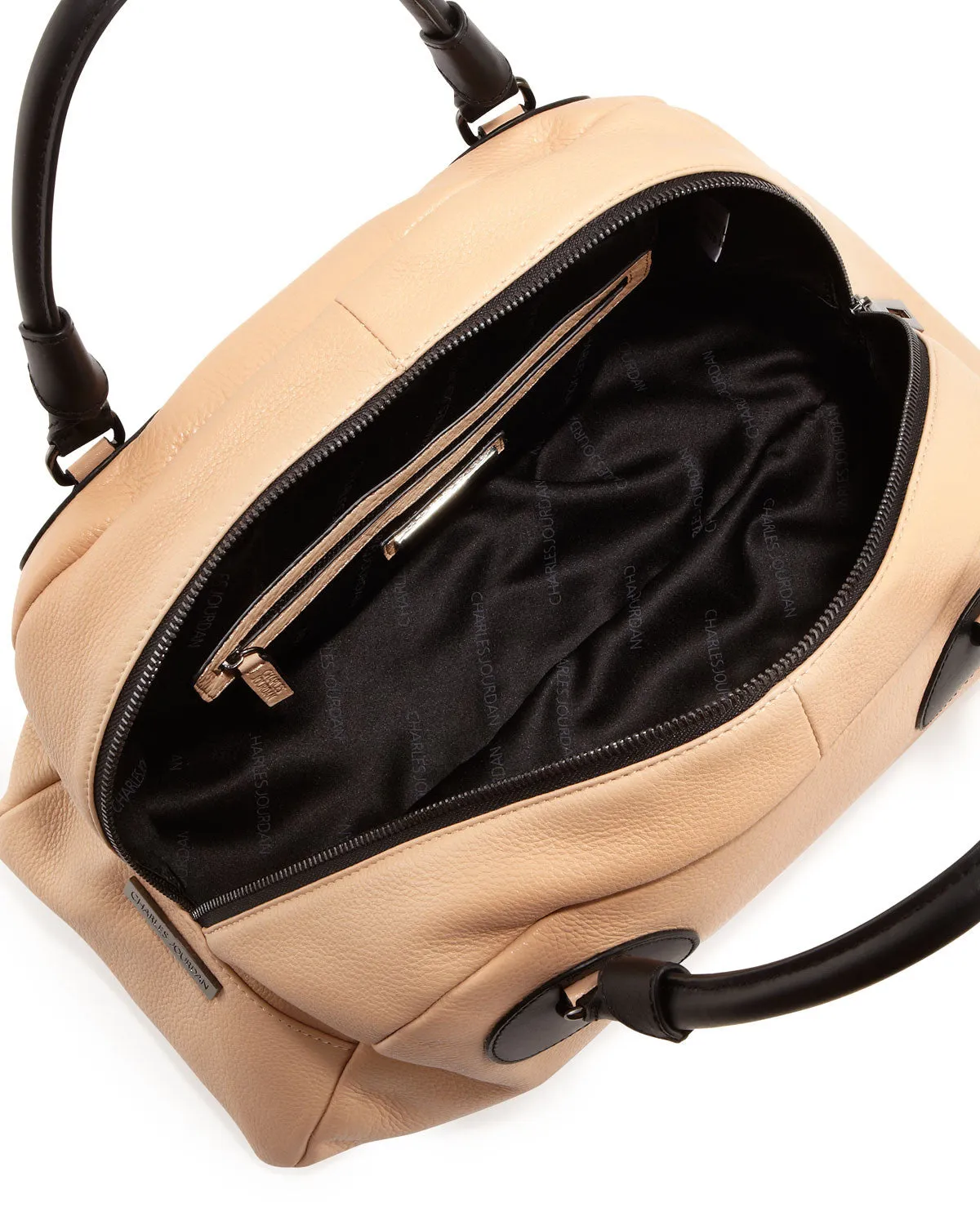 Charles Jourdan Gemma Two-Tone Satchel