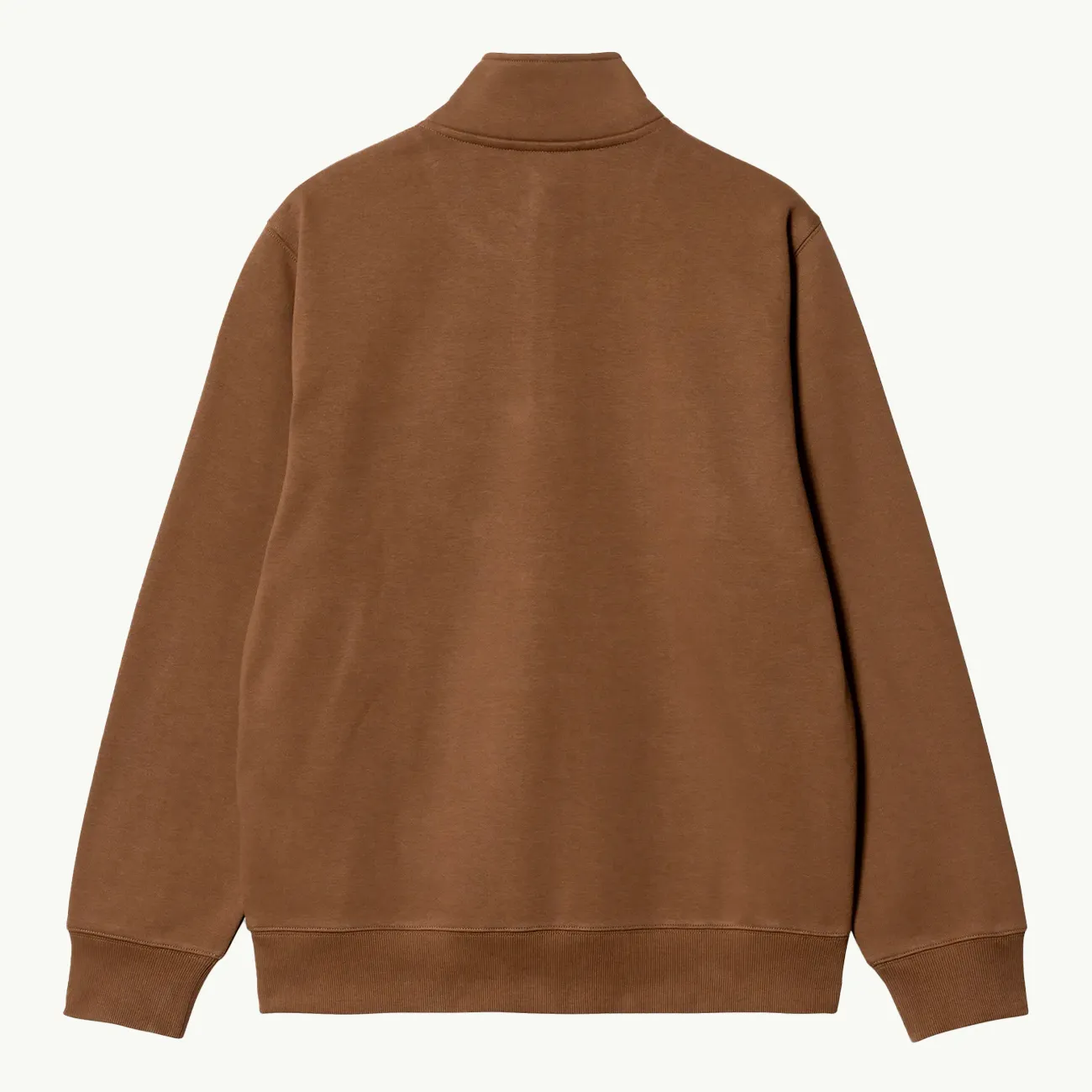 Chase Neck Zip Sweat - Tamarind/Gold