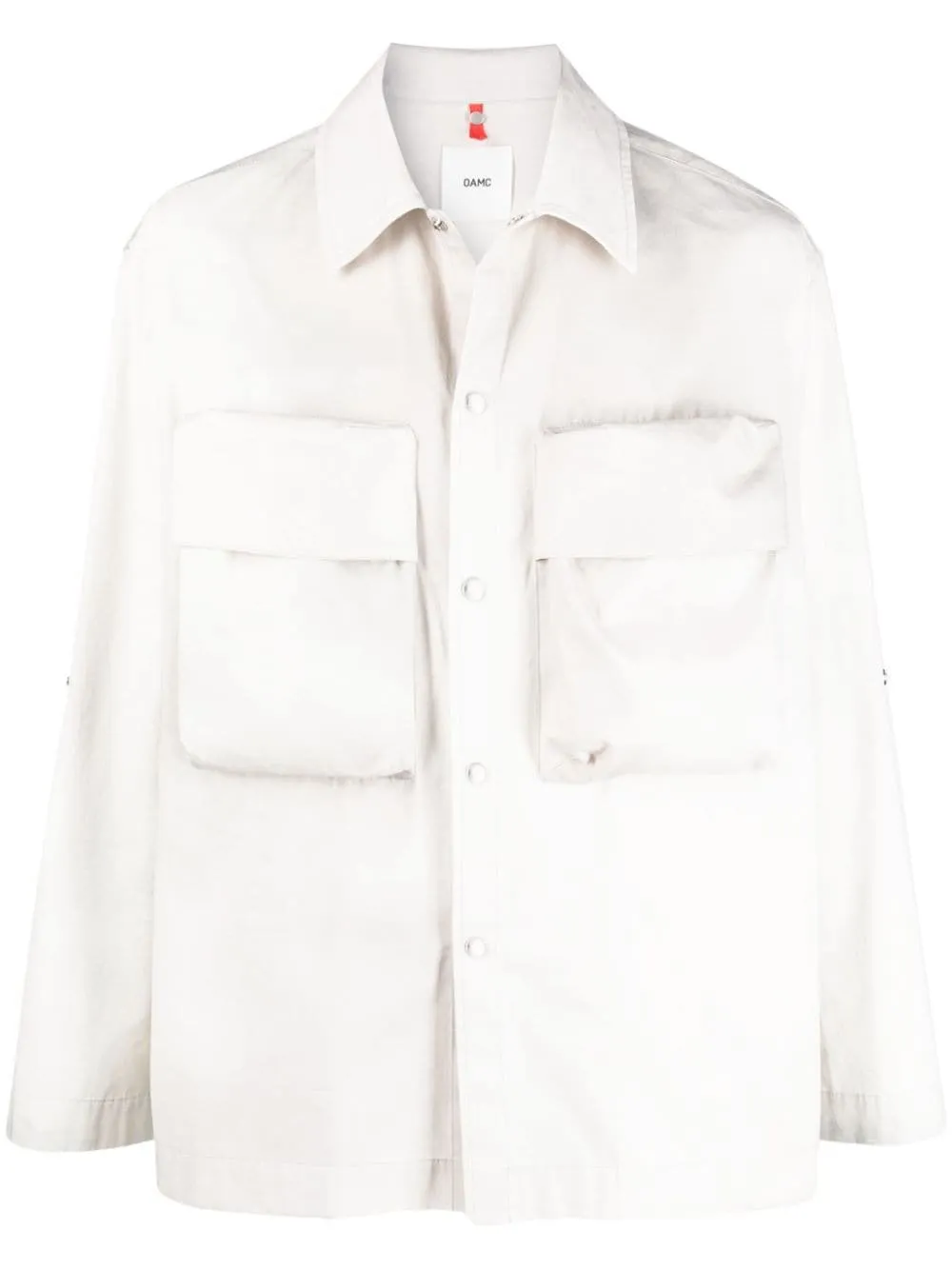 Chest Pockets Buttoned Overshirt