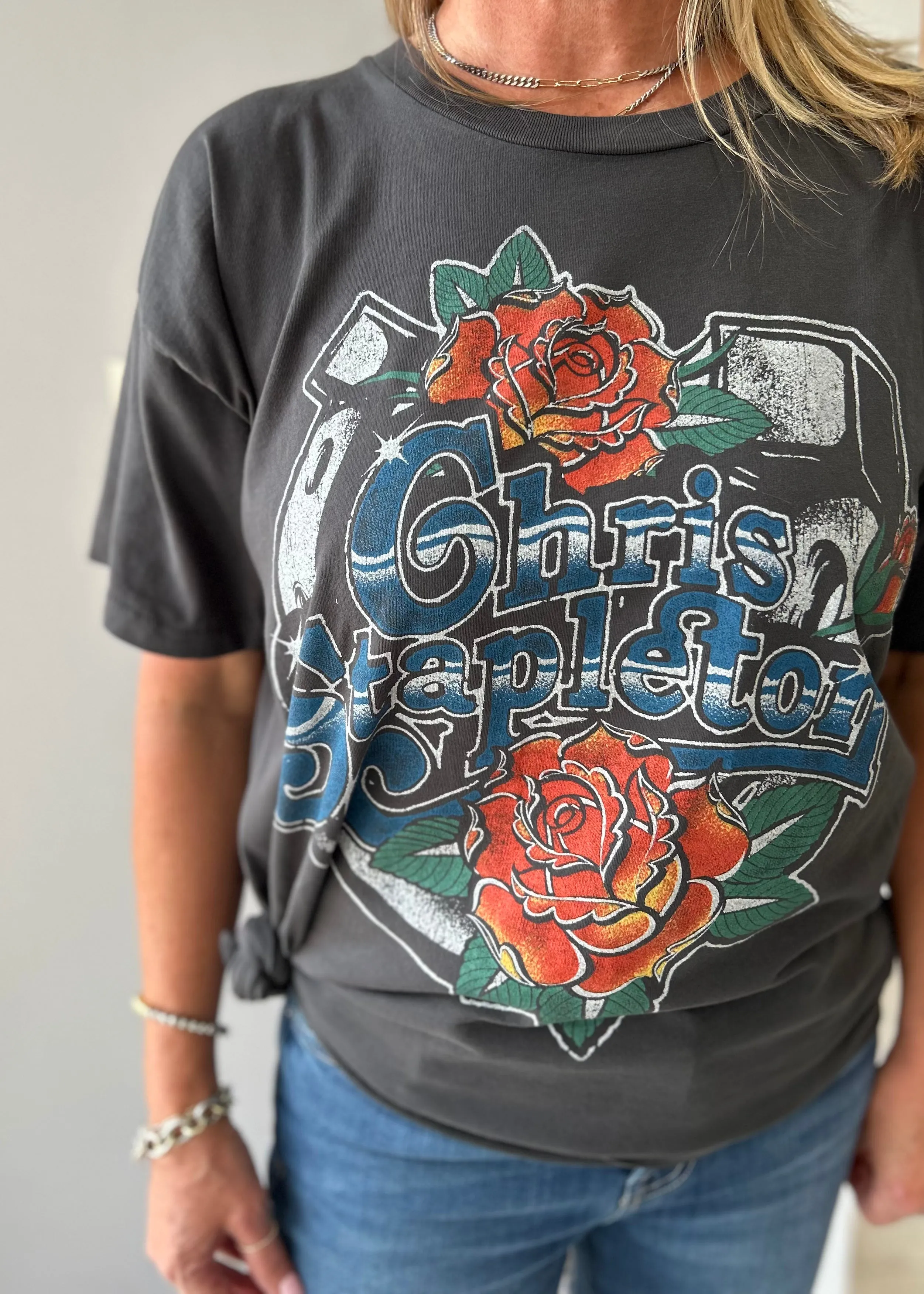 Chris Stapleton Distressed Horeshoe Merch Tee