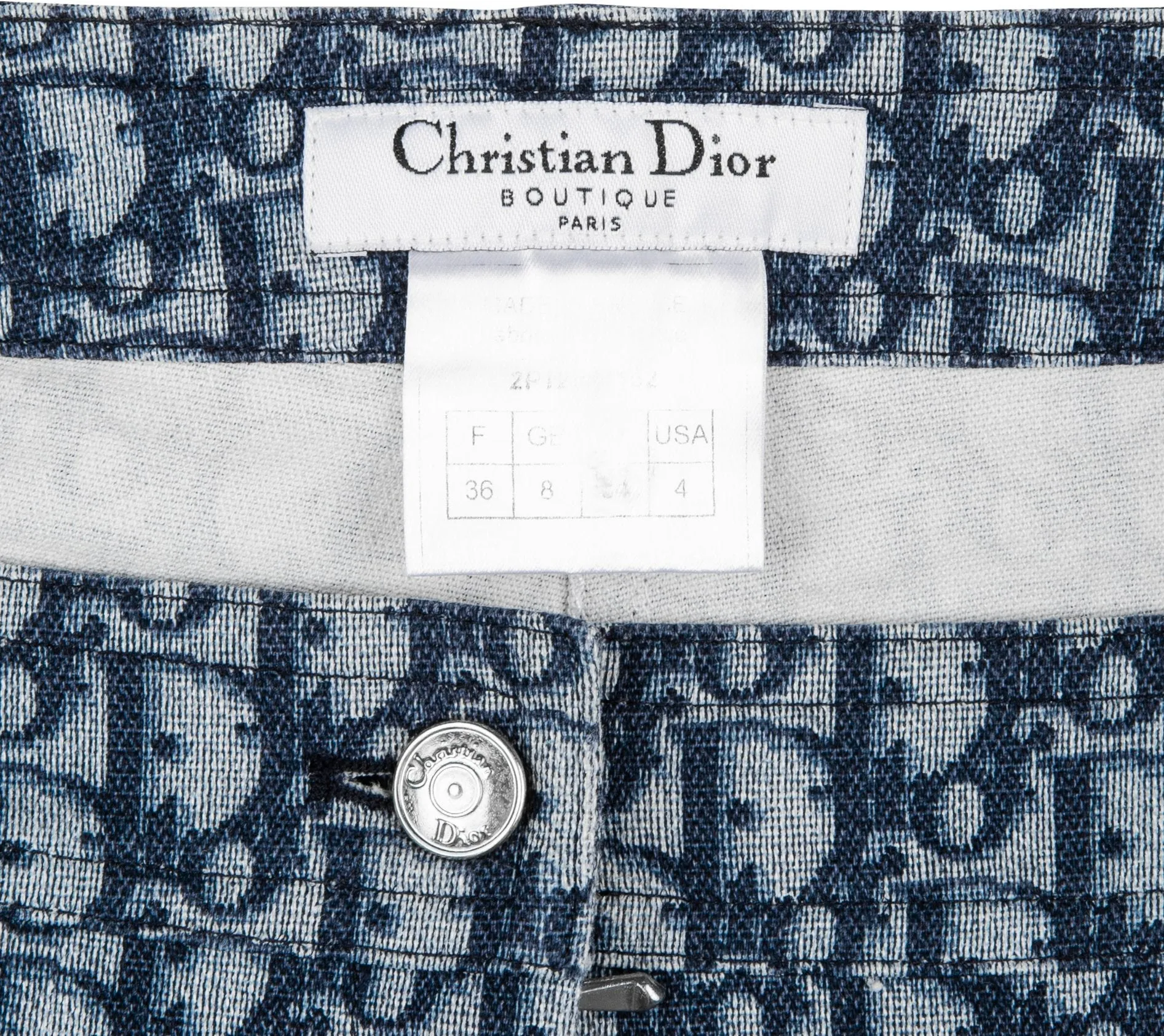 Christian Dior Navy Diorissimo Denim Shorts