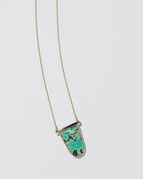 Chrysocolla Tongue Necklace