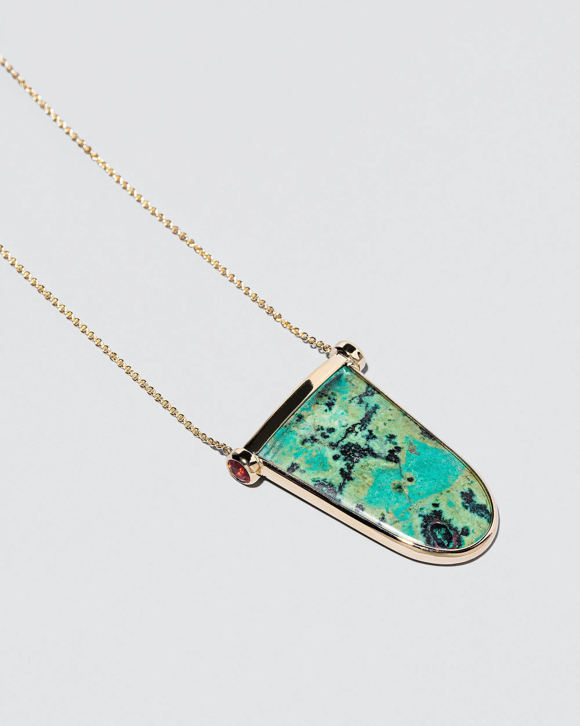 Chrysocolla Tongue Necklace