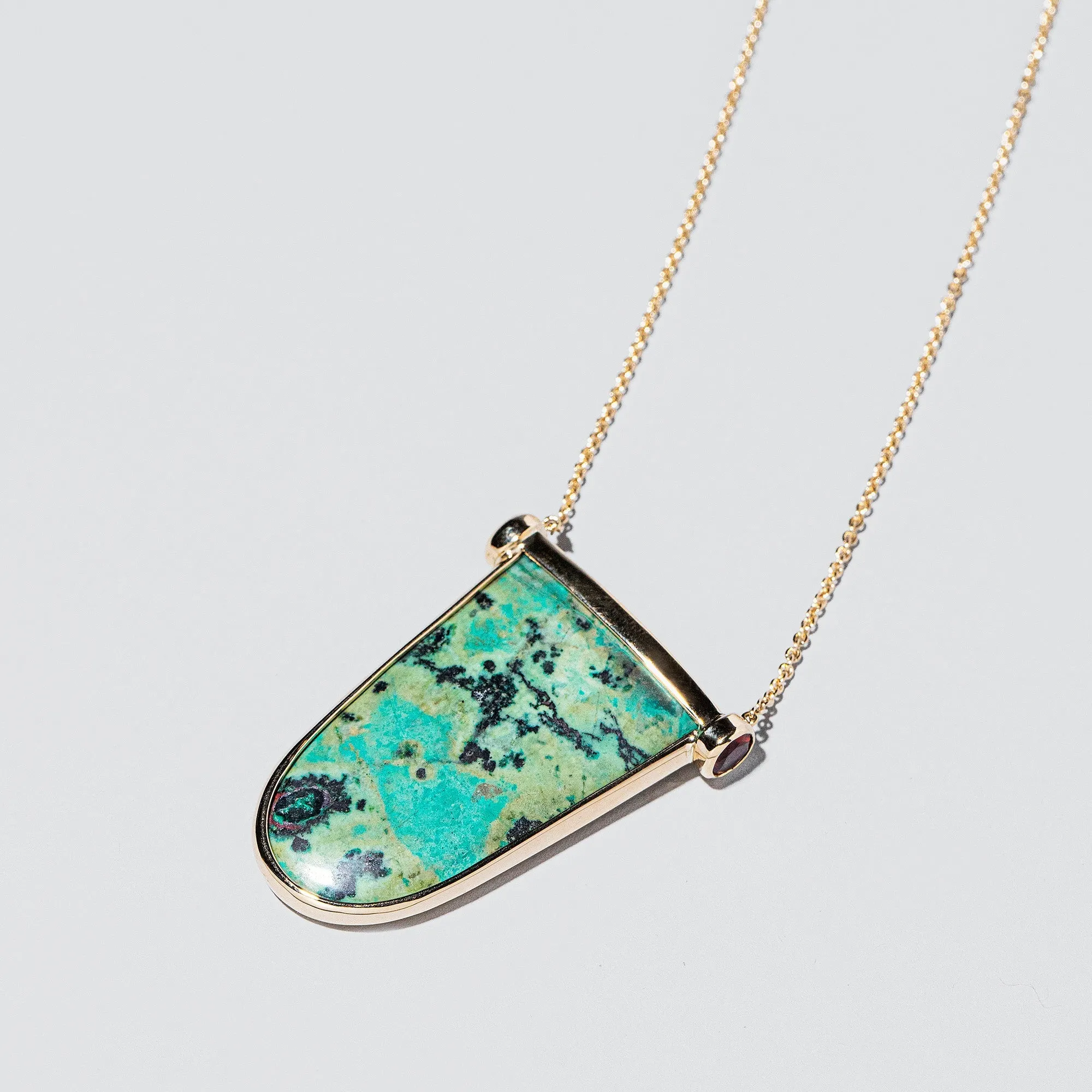 Chrysocolla Tongue Necklace