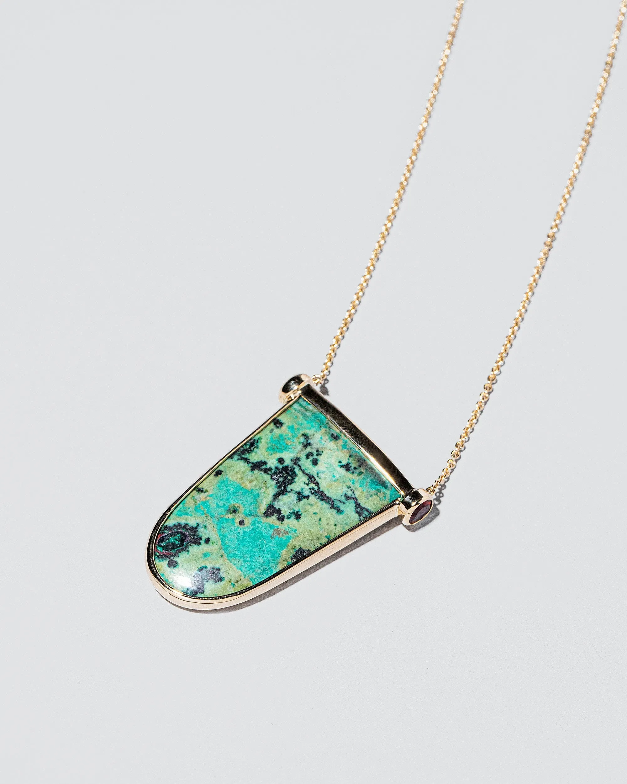 Chrysocolla Tongue Necklace