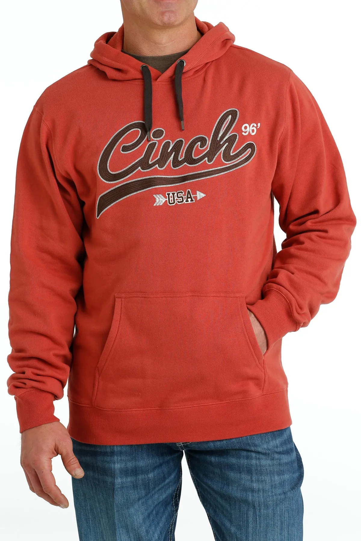 Cinch Men's Hoodie - Red