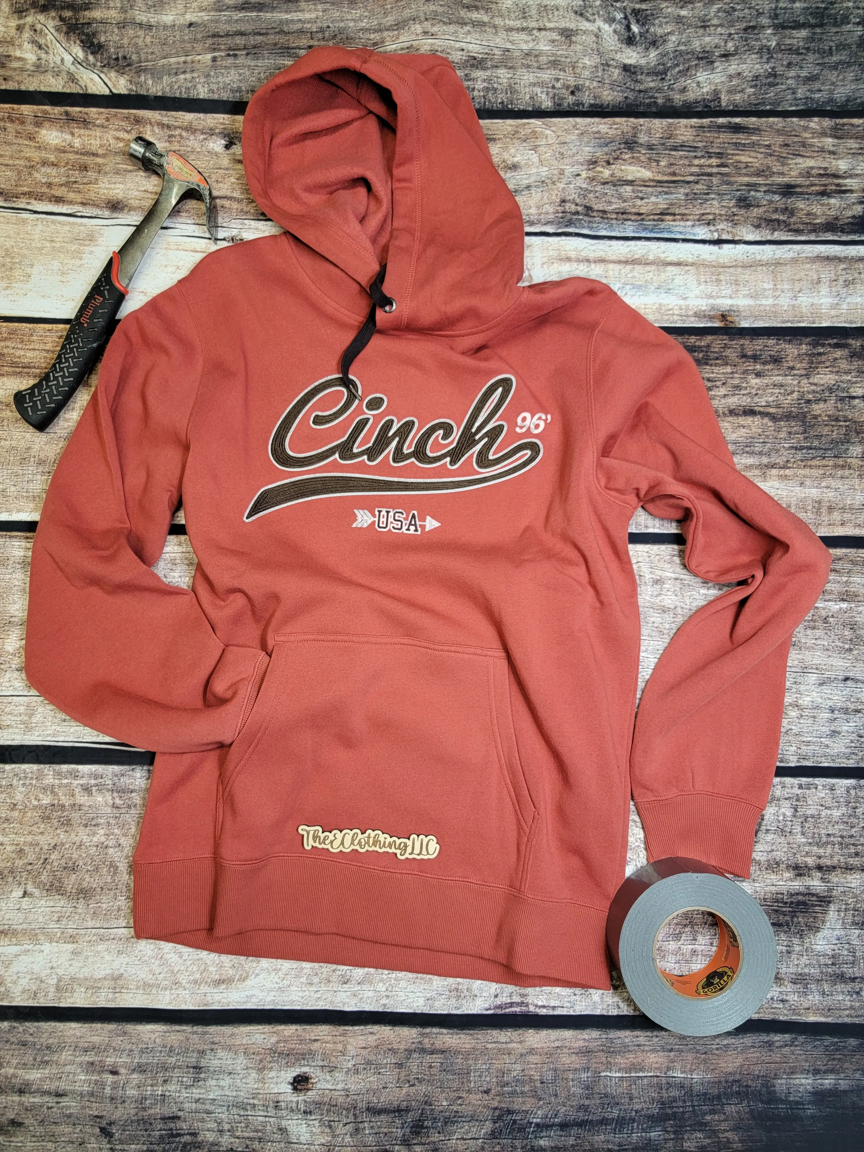 Cinch Men's Hoodie - Red