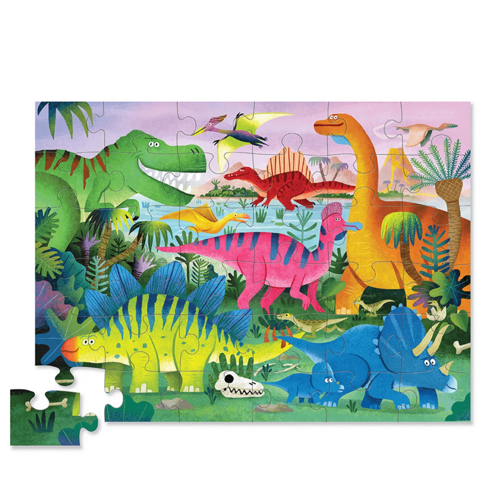 Classic Floor Puzzle 36 Piece - Dino Land