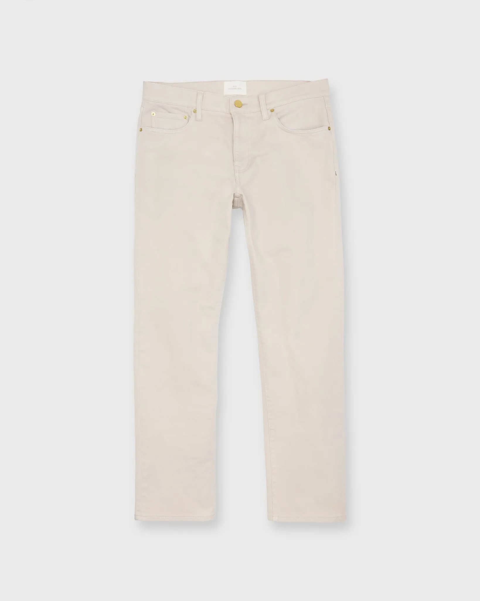 Clift Straight Leg Jean in Stone Garment-Dyed Stretch Denim