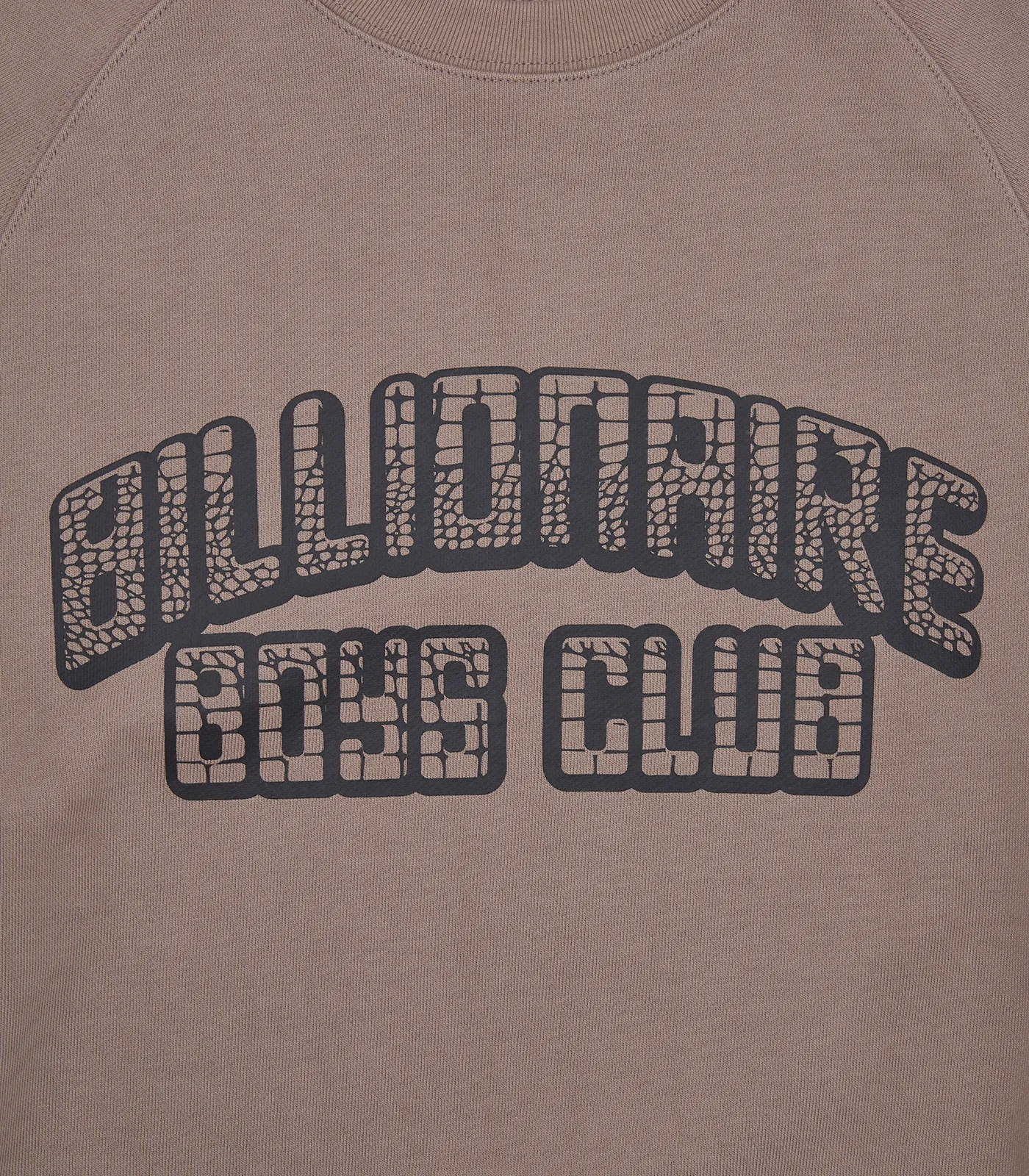 COLLEGE CREWNECK - TAUPE