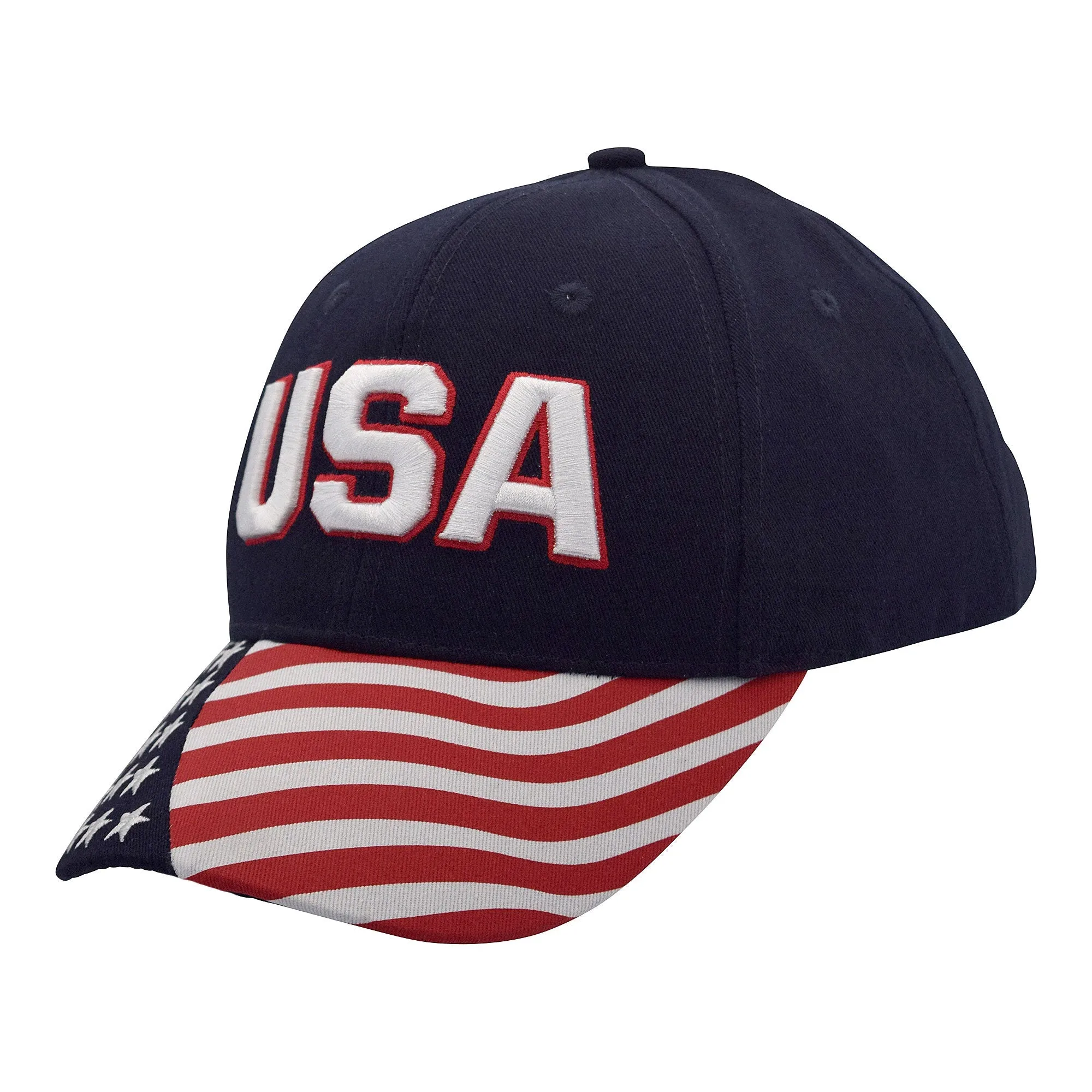 Cotton Twill Patriotic USA Hat