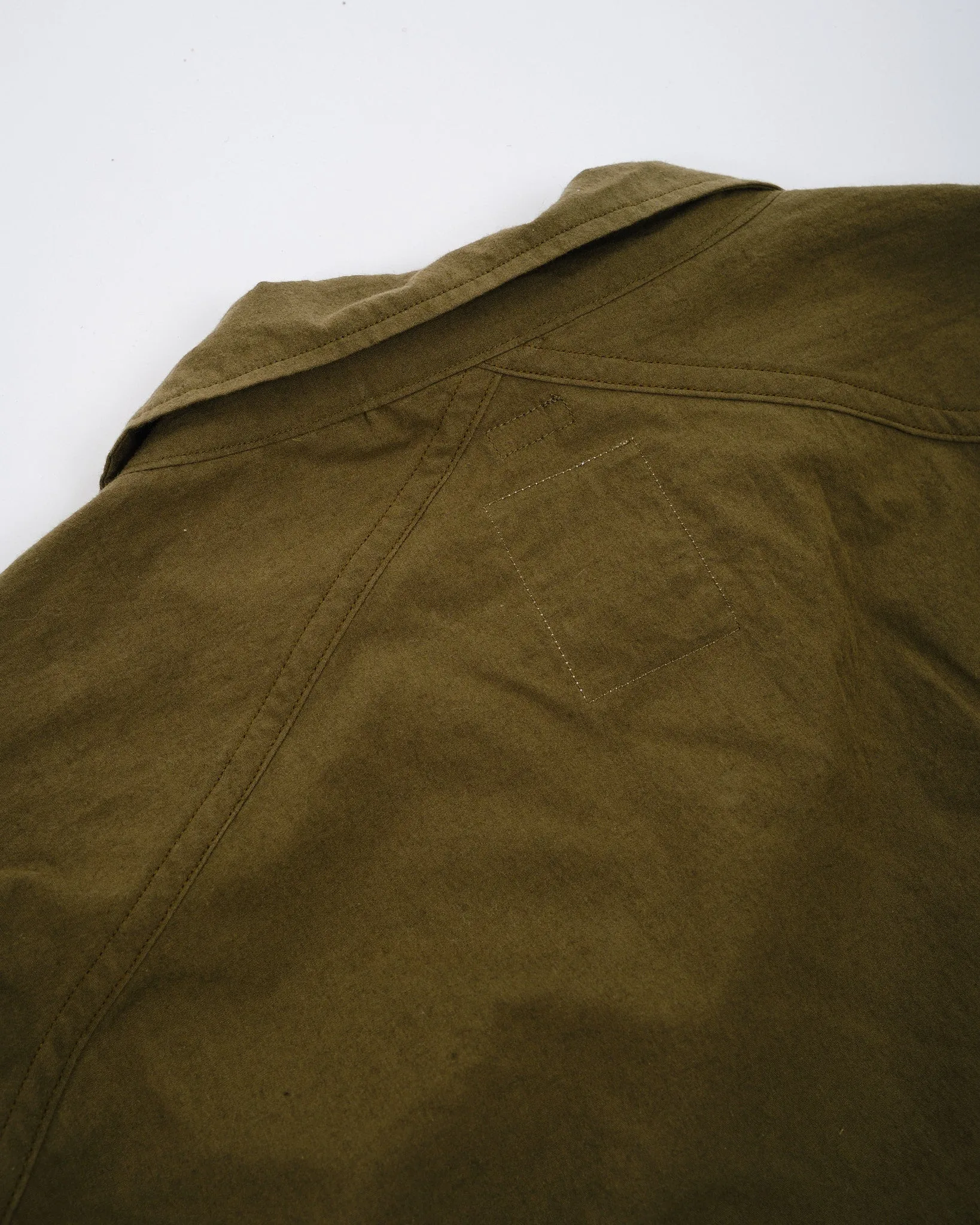 Cotton Wool Deck Shirt Khaki