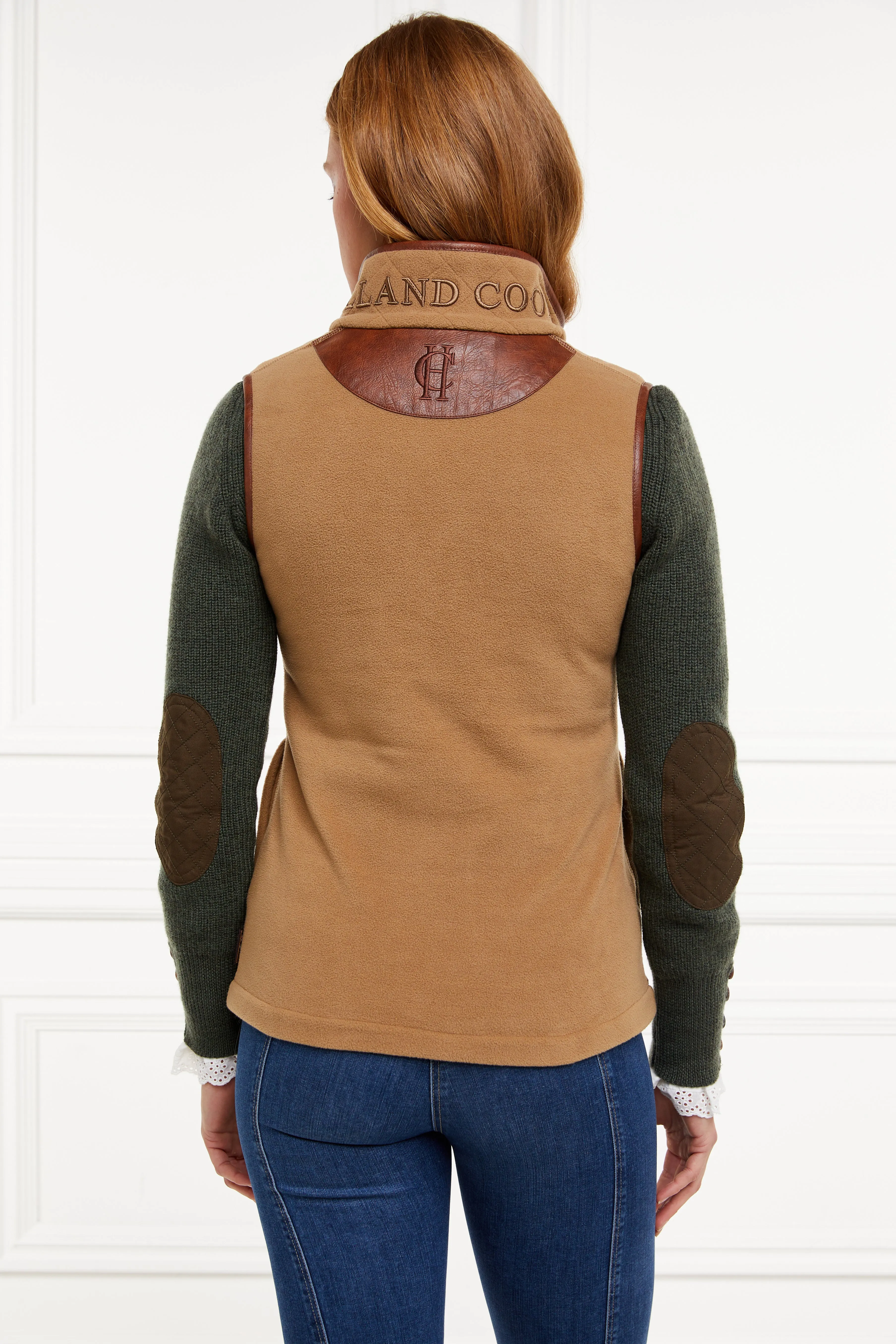 Country Fleece Gilet (Coffee)