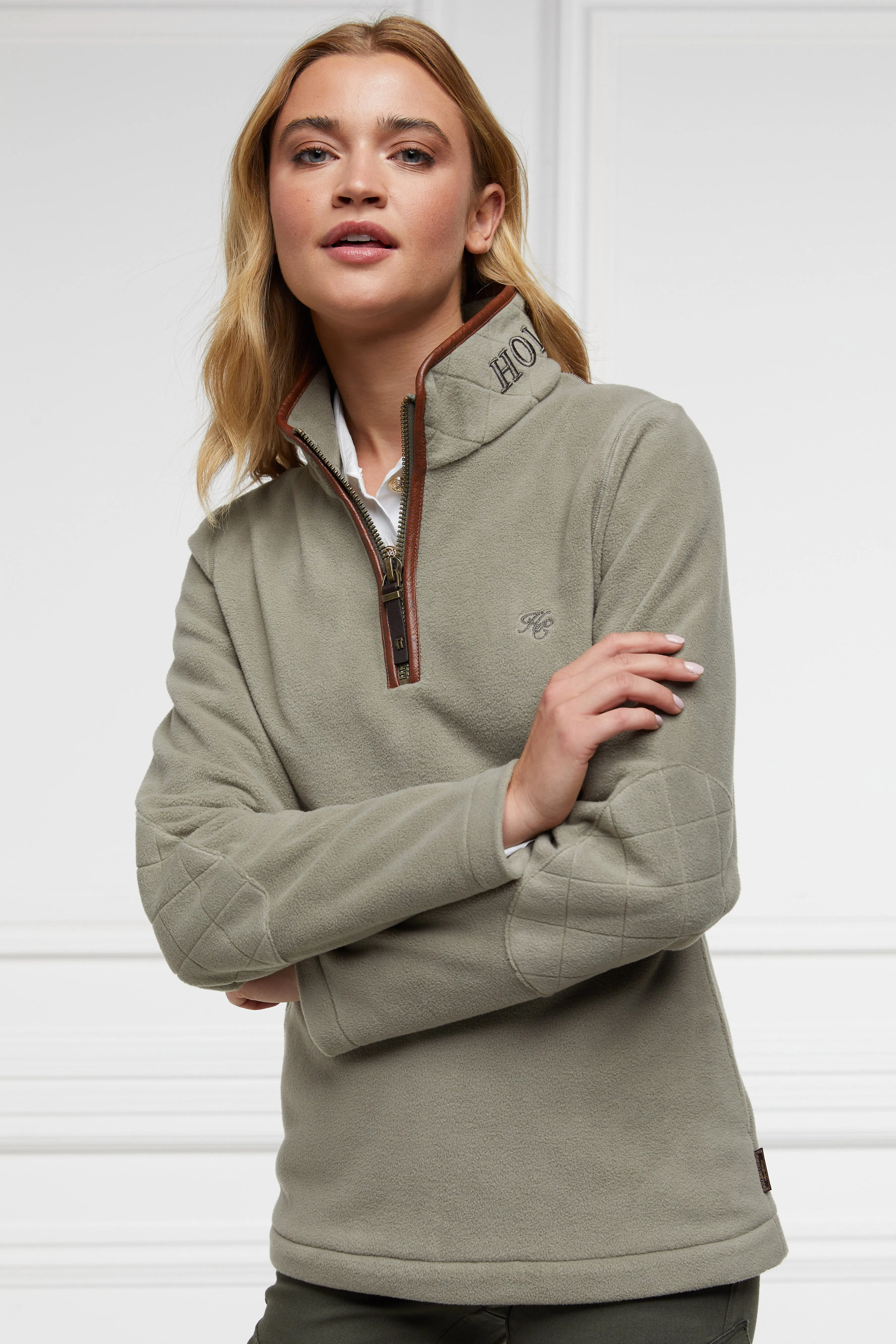 Country Fleece Half Zip (Sage)