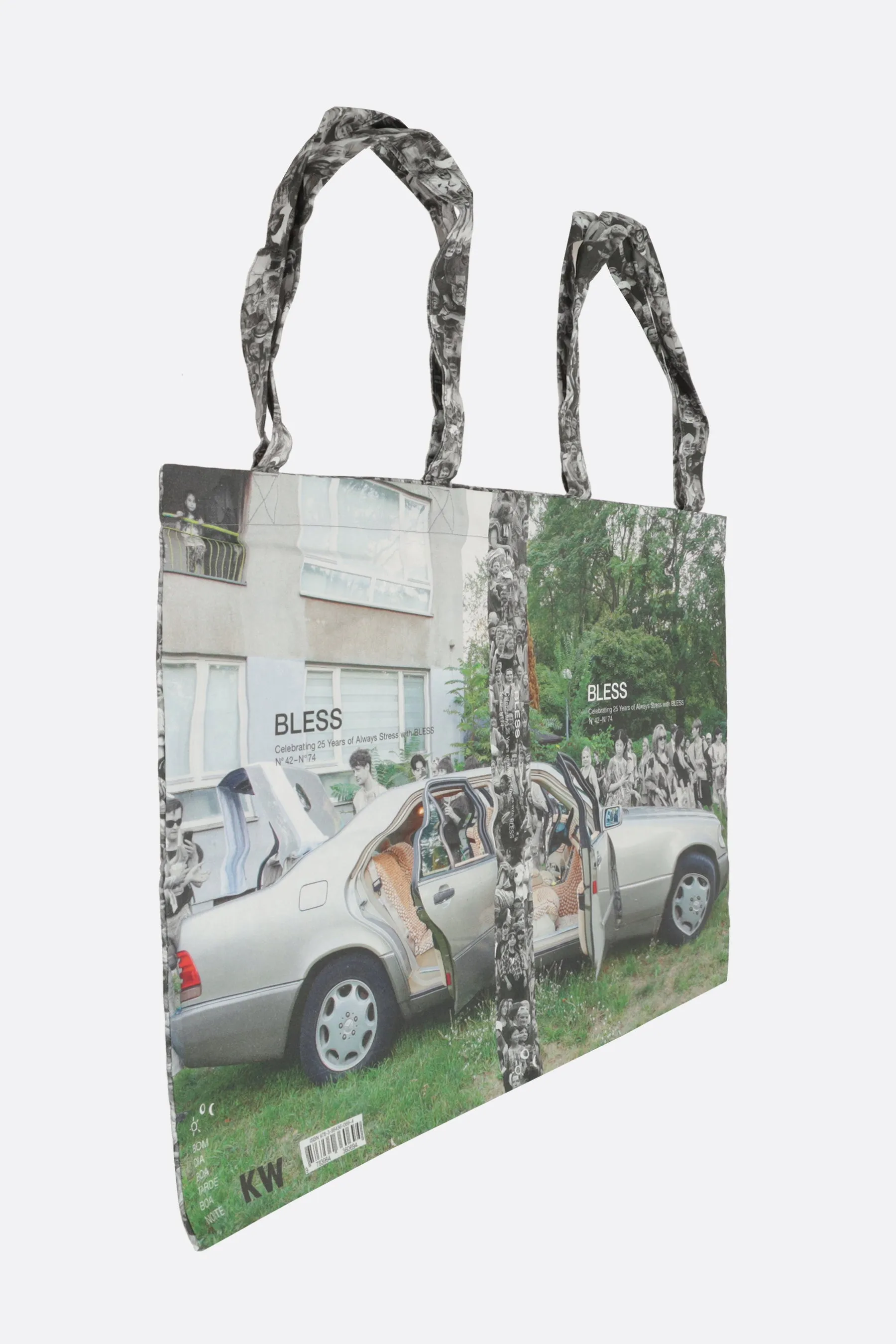 Coverbook canvas shopping bag