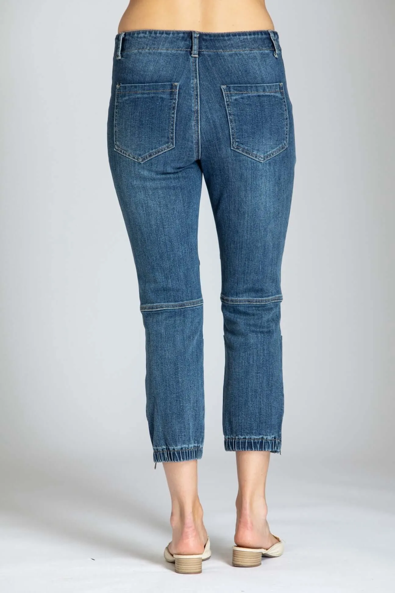 Crop Military Jogger Jean