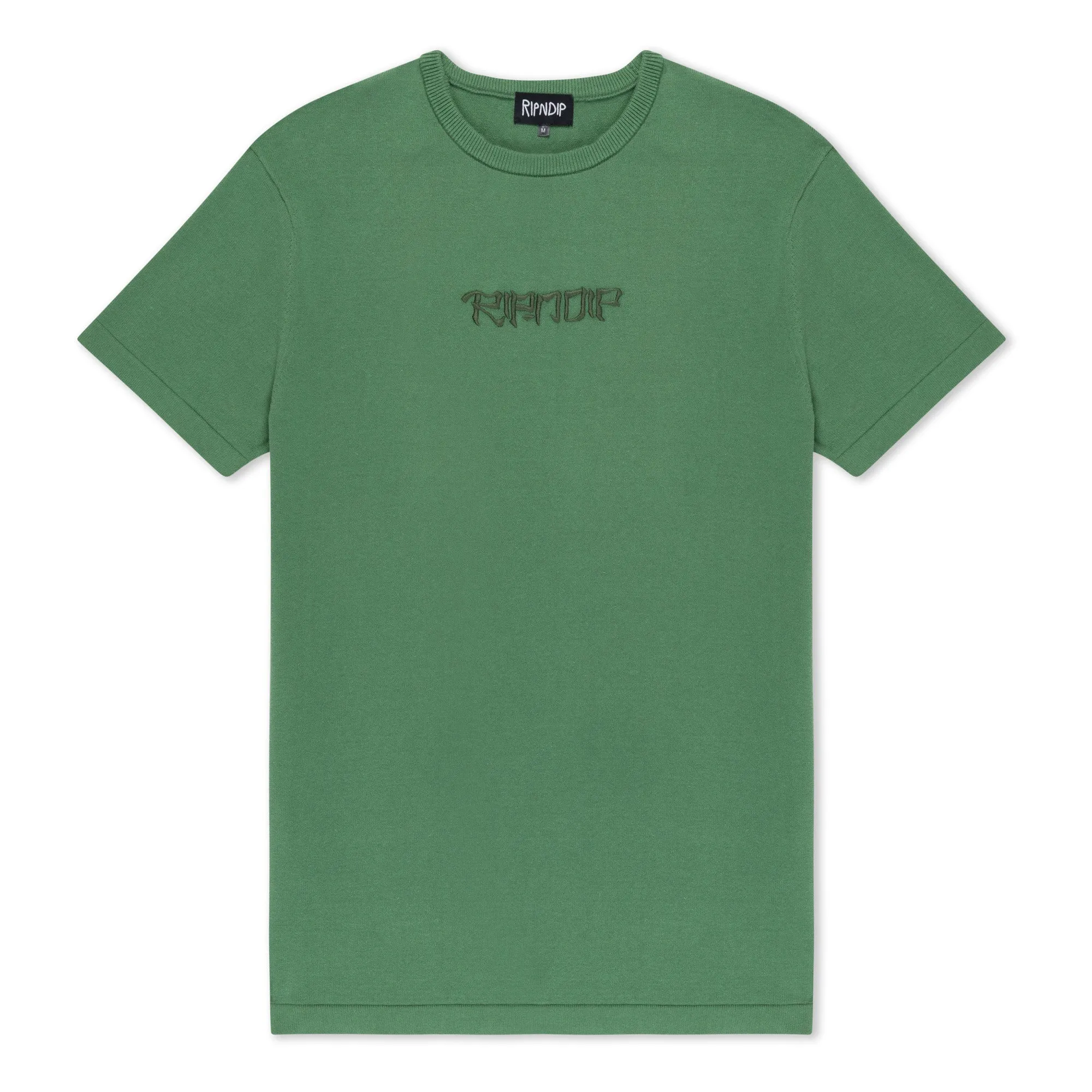 Crouching Nerm Knit Tee (Forest)