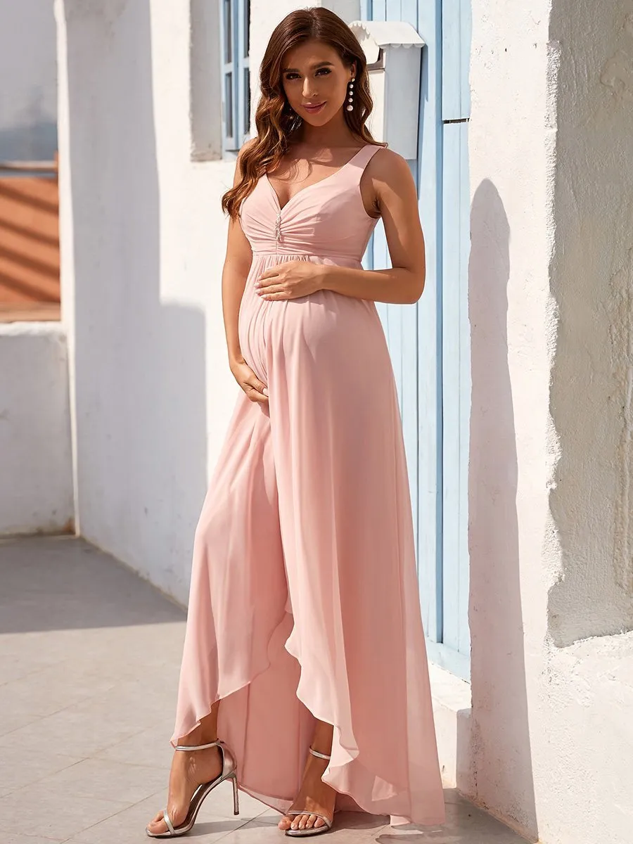 Cute and Adorable Deep V-neck Wholesale Dress for Pregnant Women