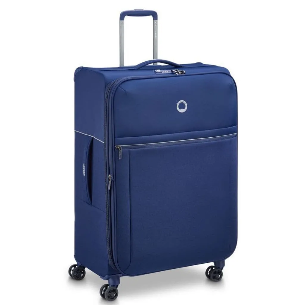 Delsey BROCHANT 2.0 78cm Large Softsided Luggage - Blue