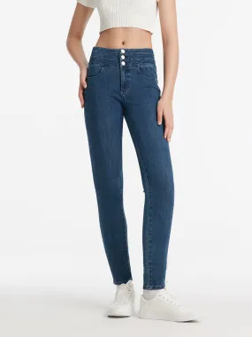 Denim Sheath High-Waisted Women Jeans