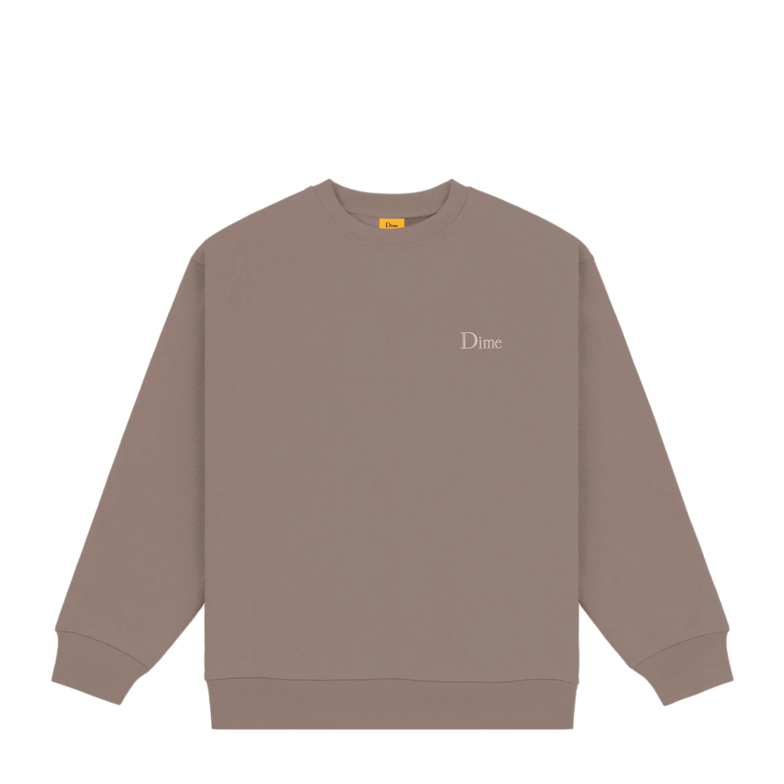 Dime Classic Small Logo Crewneck - Deep Sepia