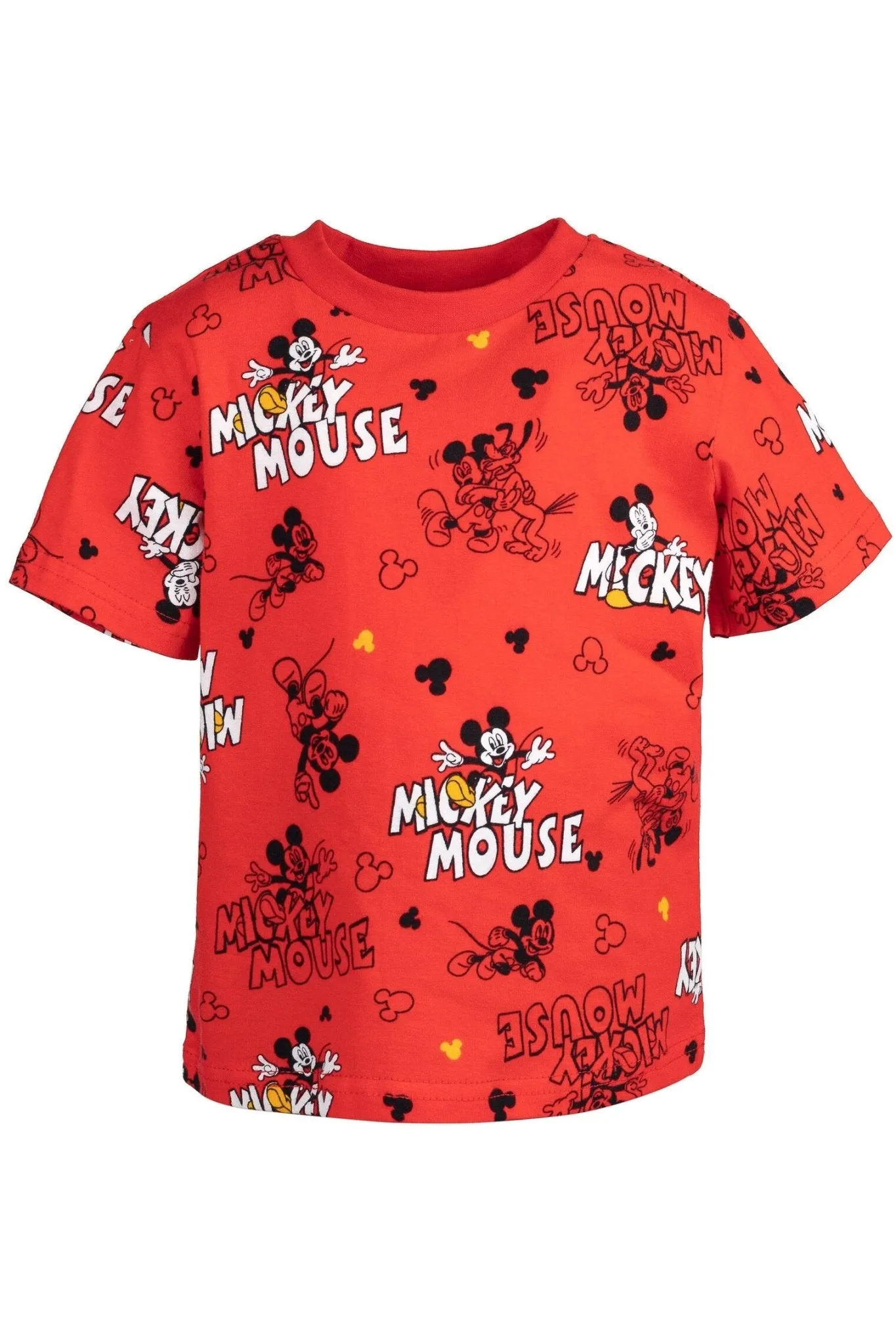 Disney Mickey Mouse Boys T-Shirt and Shorts Outfit Set Toddler to Little Kid