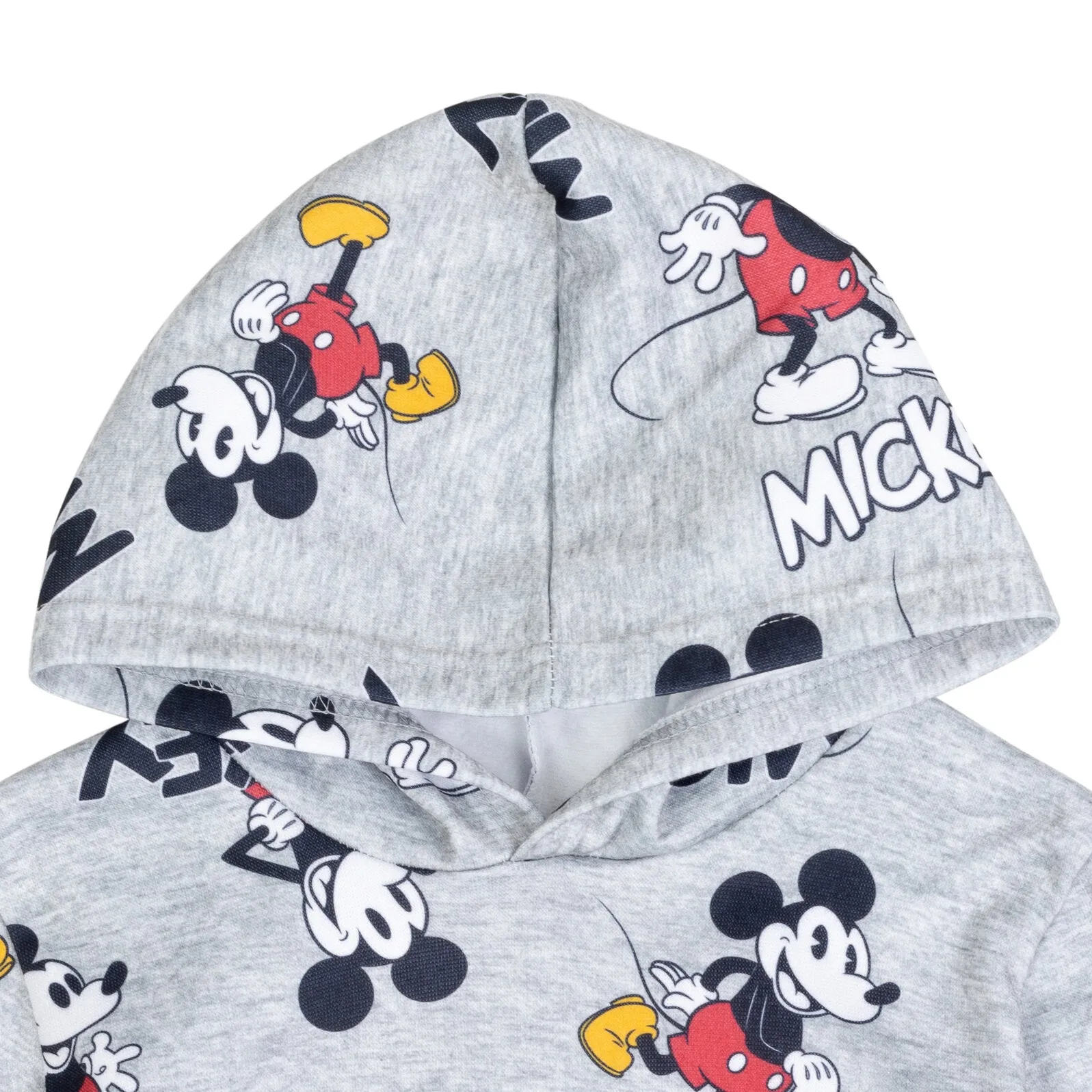 Disney Mickey Mouse Fleece Pullover Hoodie and Pants Outfit Set