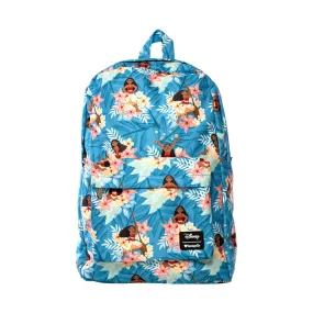 Disney Moana Floral Leaves All-Over-Print Nylon Backpack