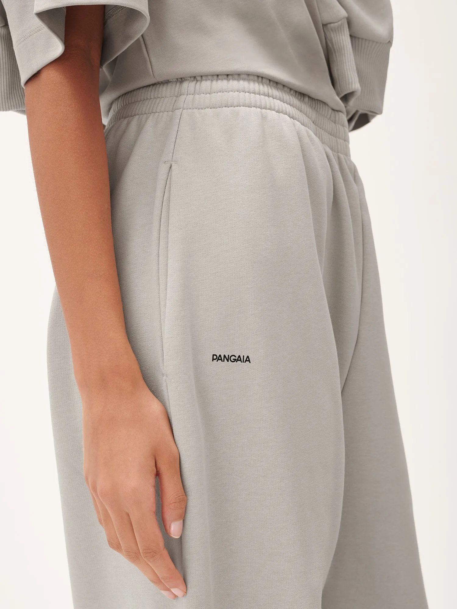 DNA Barrel-Leg Track Pants—stone