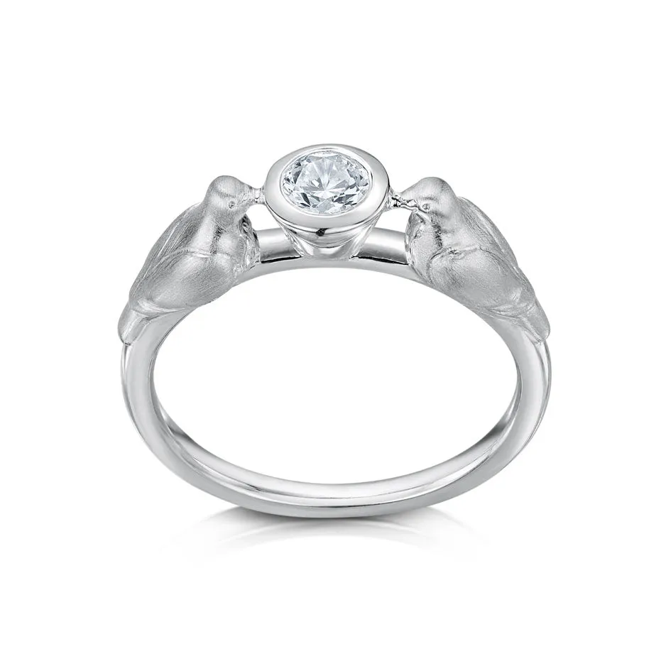 Dove Silver Ring - SR252