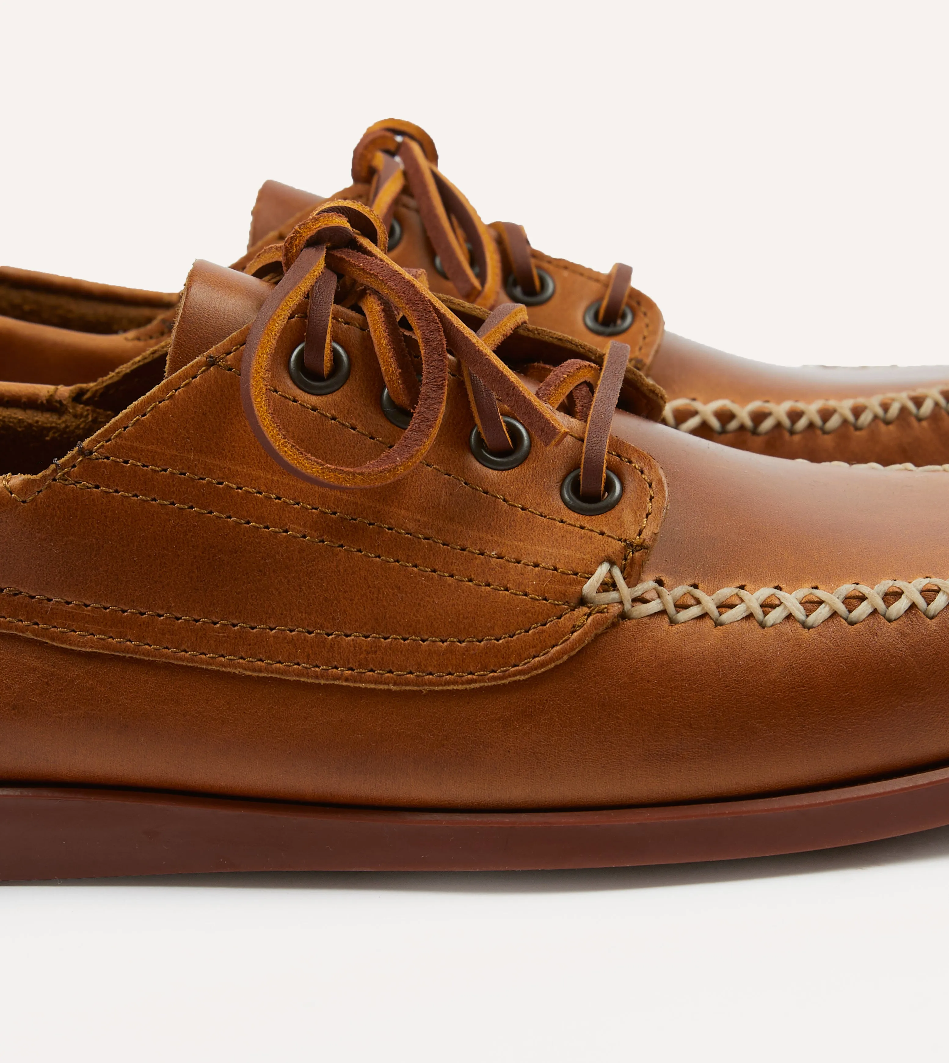 Drake's by Sebago Campsides Askook Waxed Leather Shoe