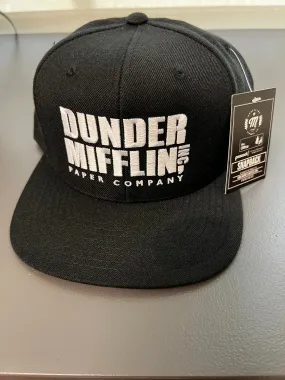 Dunder Mifflin - Premium Snapback Hat Black