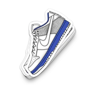 Dunk Low "Jordan Pack 3 White" Sneaker Sticker