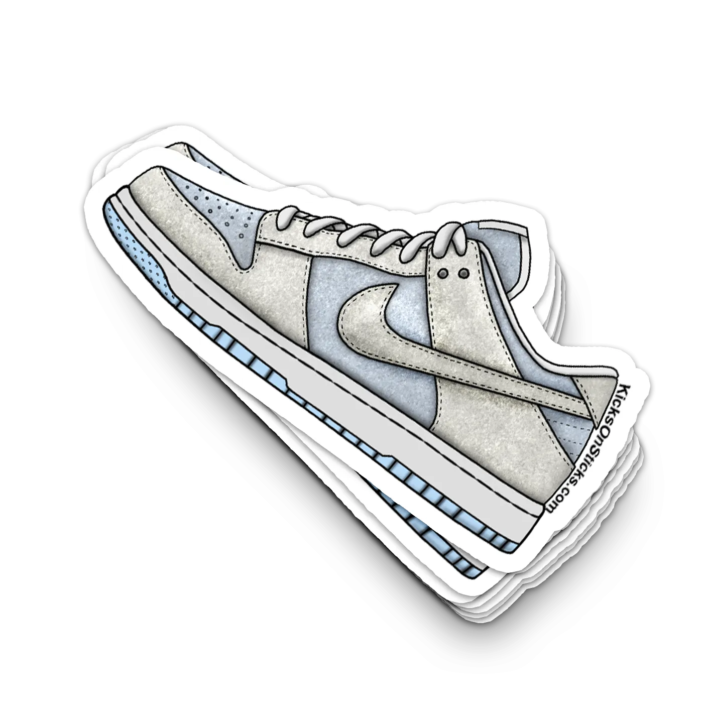 Dunk Low "Light Armory Blue Photo Dust" Sneaker Sticker