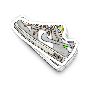 Dunk Low "Off-White Lot 12" Sneaker Sticker