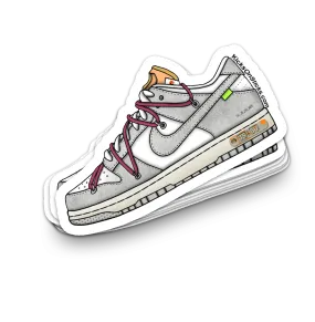 Dunk Low "Off-White Lot 35" Sneaker Sticker