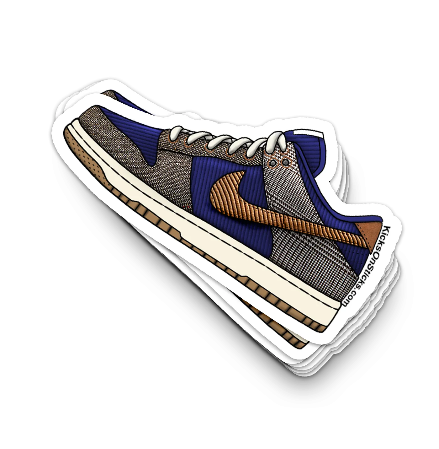 Dunk Low "Tweed Corduroy" Sneaker Sticker