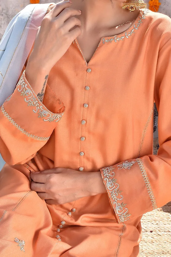 Dusty Orange Salwar Set