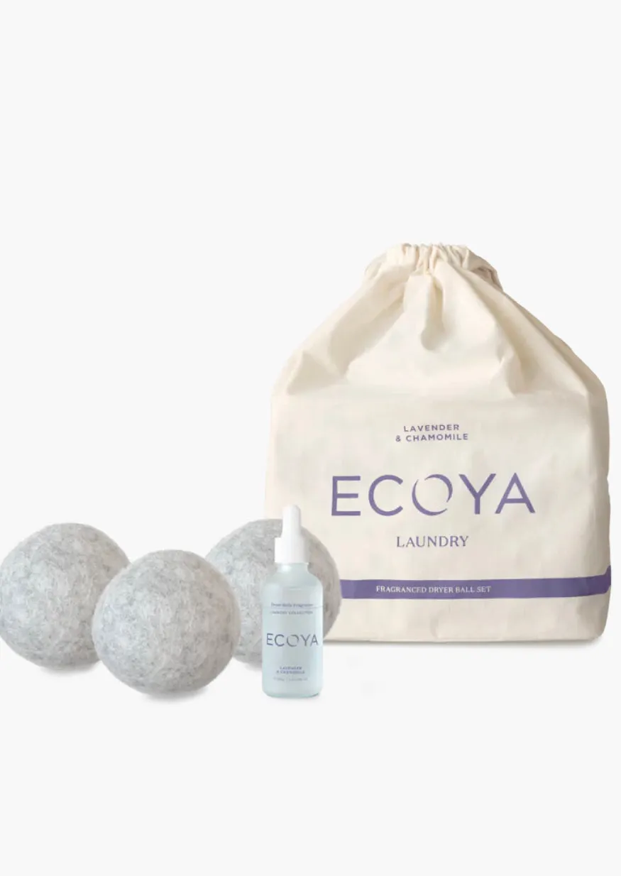 Ecoya Lavender and Chamomile Dryer Ball Set