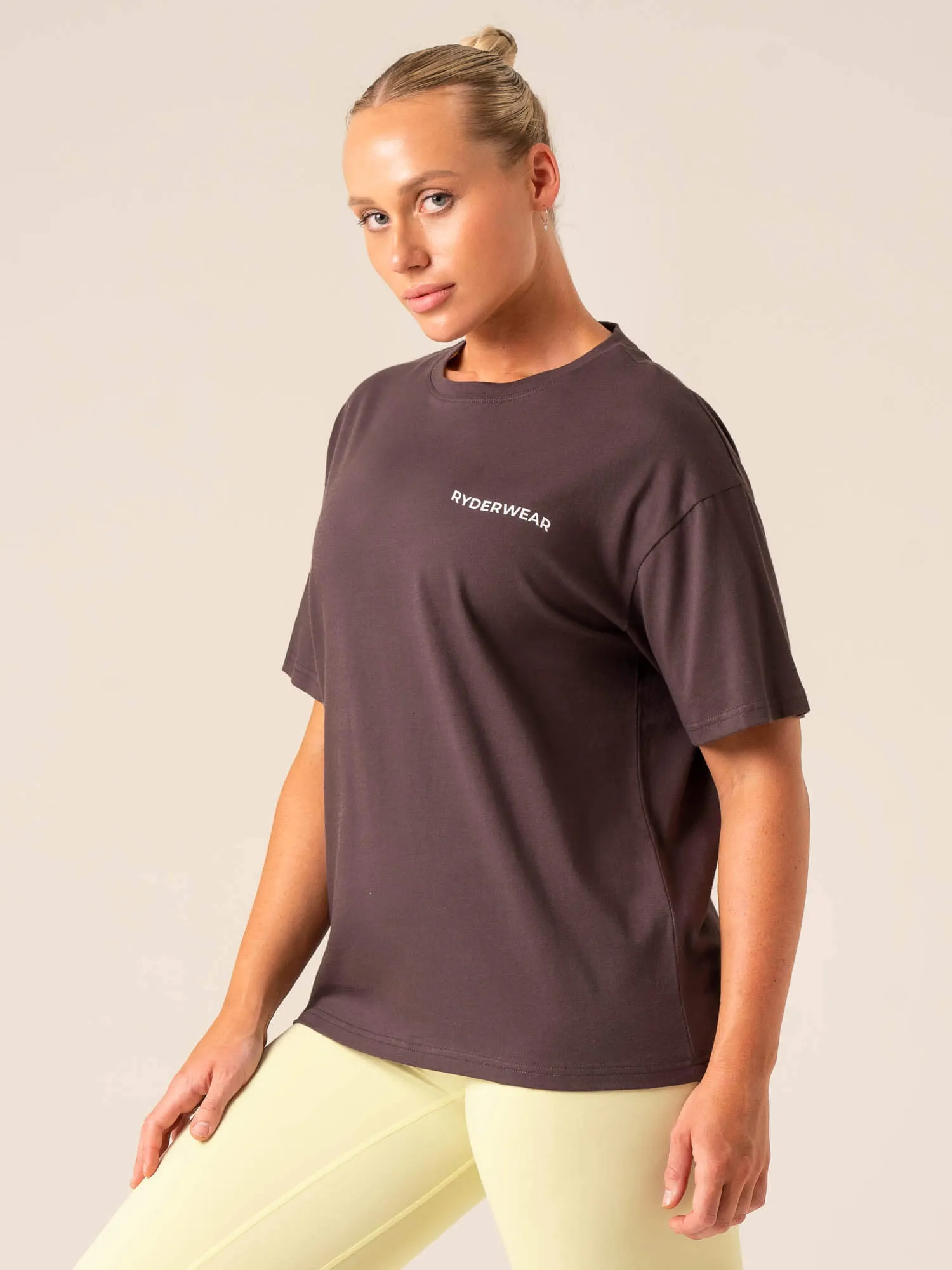 Embody Oversized T-Shirt - Plum