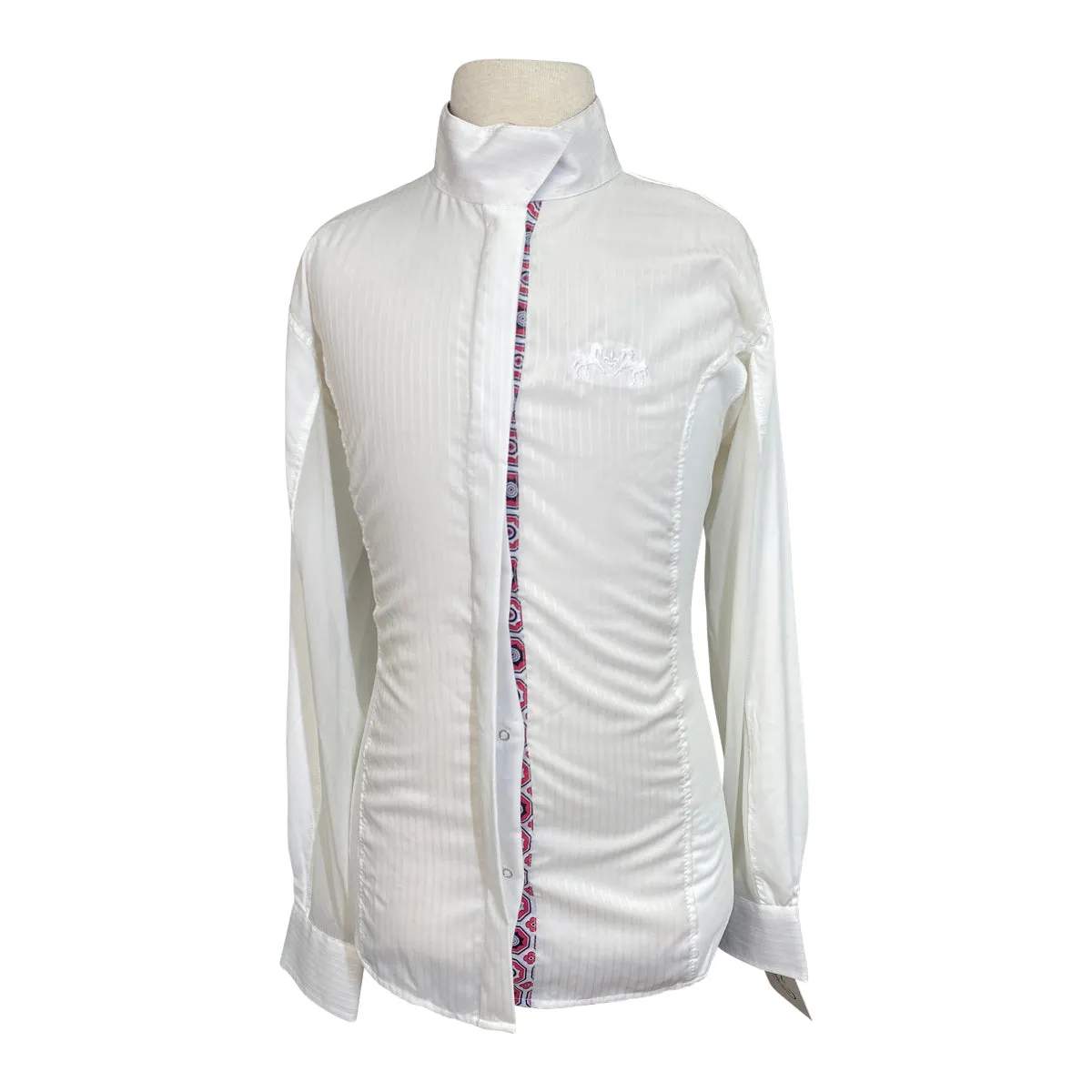 Equine Couture 'Kelsey' Show Shirt in White - Children's 16