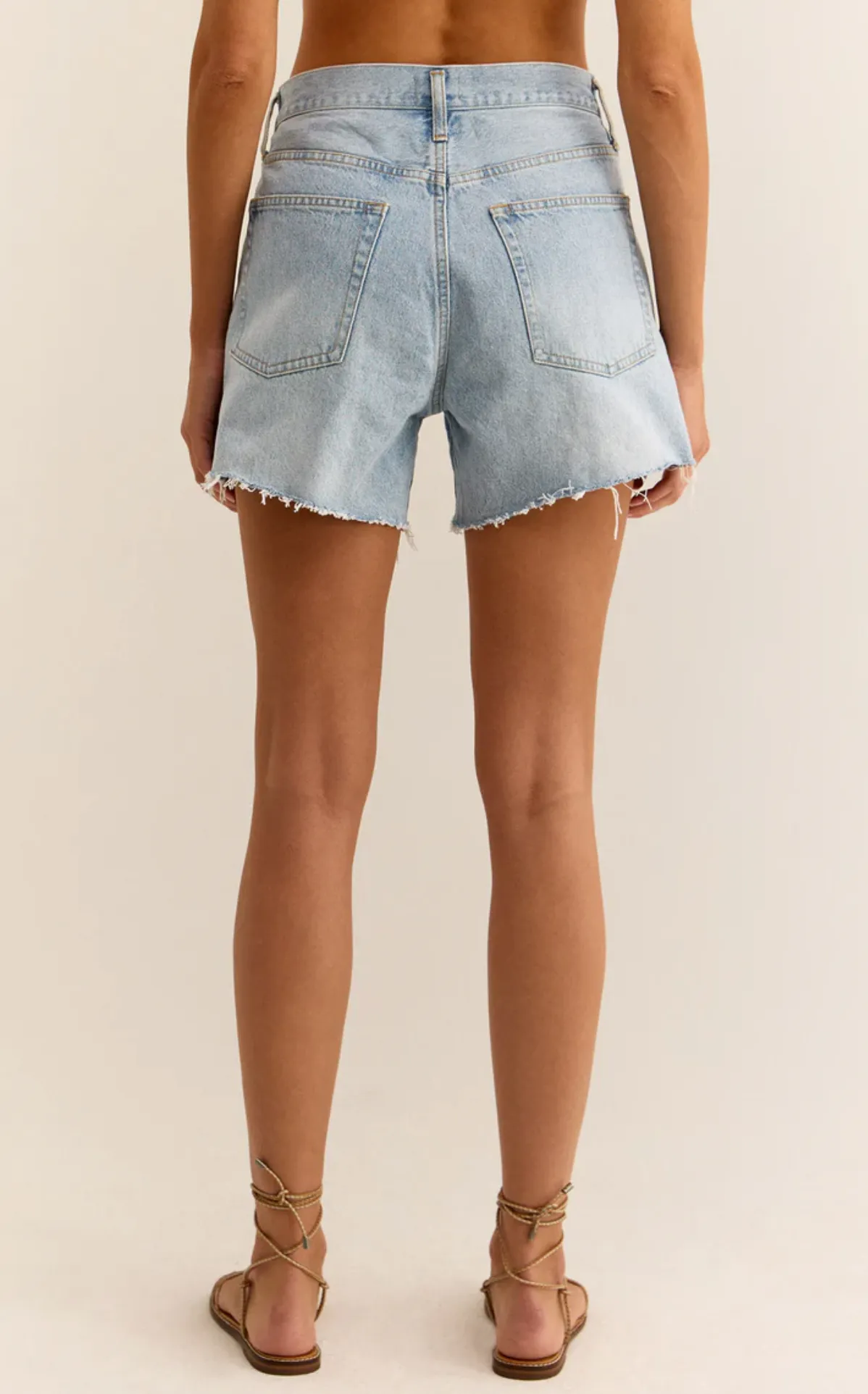 Everyday Hi Rise Denim Short  | Sun Bleached Indigo