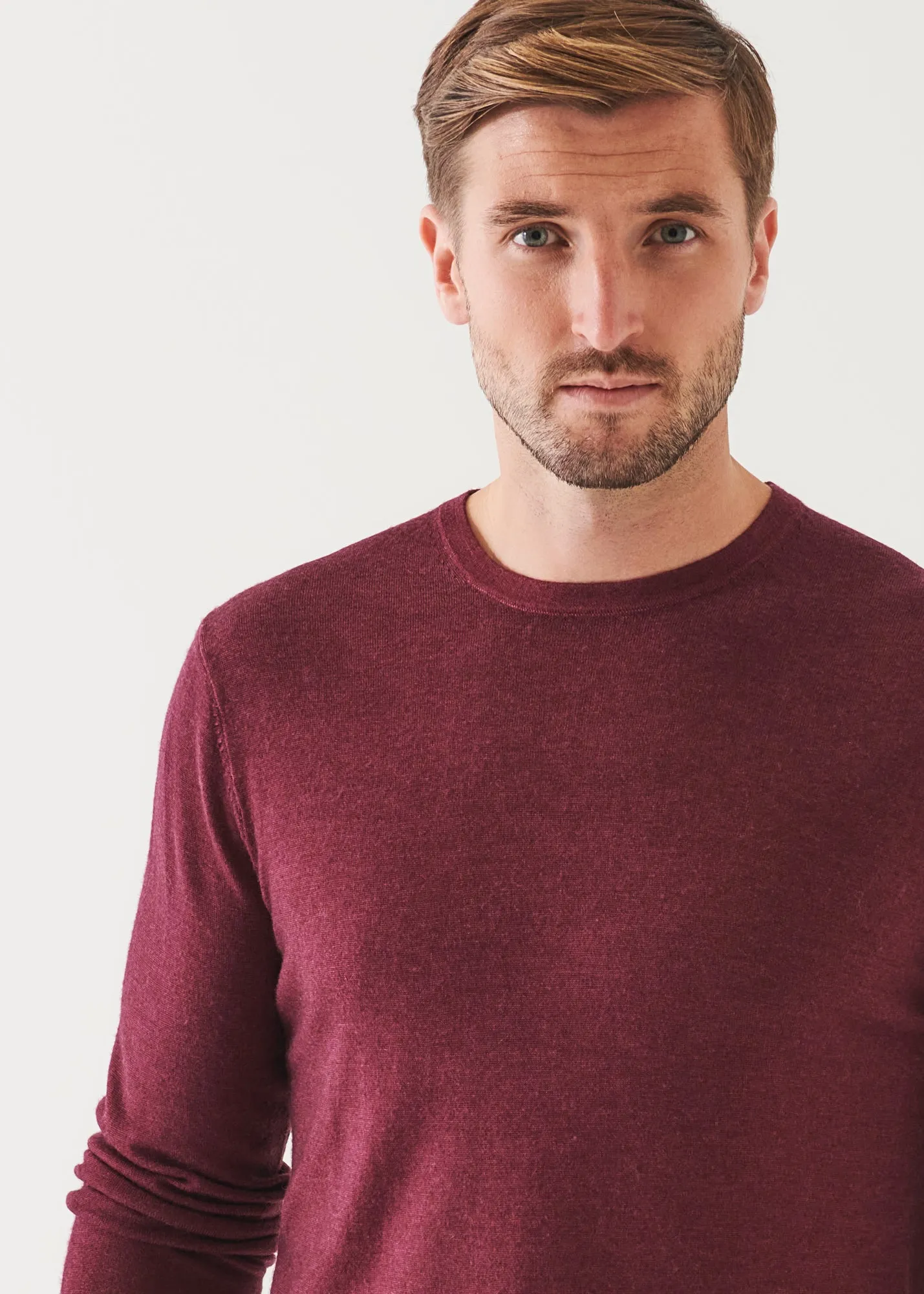 EXTRA-FINE MERINO VINTAGE WASH CREWNECK